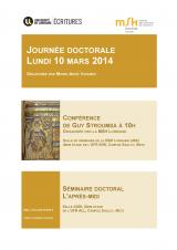 Journée d'études doctorales du 10 mars 2014