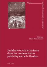 Couverture: "Judaïsme et christianisme dans les commentaires patristiques de la Genèse"